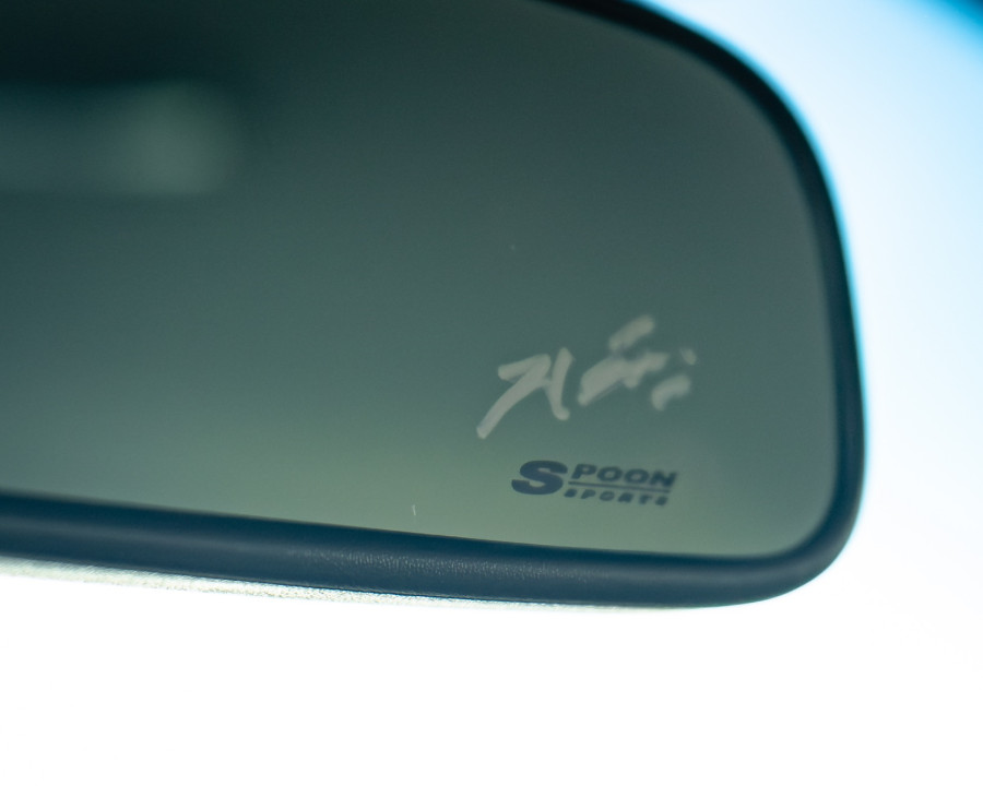 Spoon Wide Rear Mirror Lens (signed by Tatsuru Ichishima)