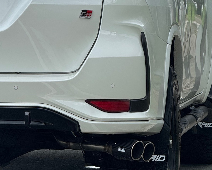 HKS Legamax Full Exhaust Twin-tip Side exit Carbon
