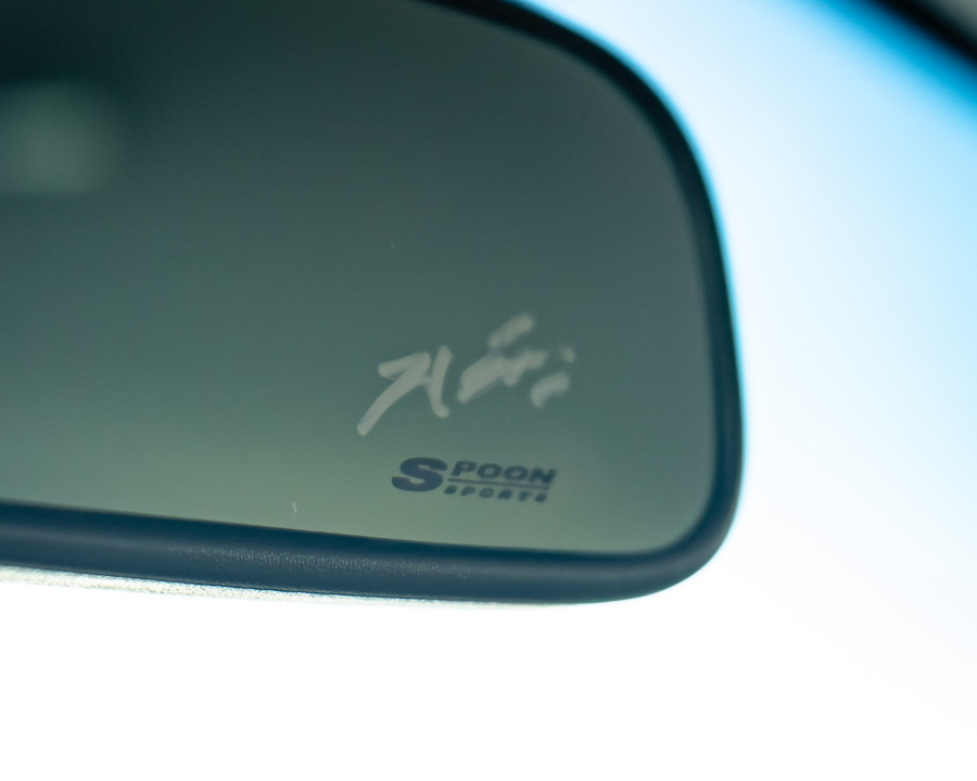 Spoon Wide Rear Mirror Lens (signed by Tatsuru Ichishima)