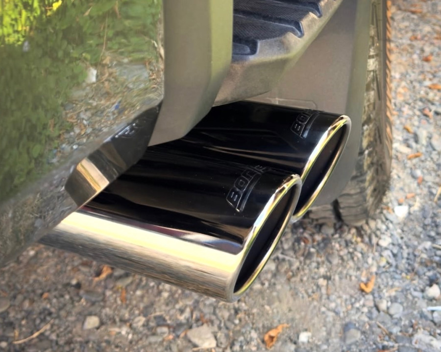 Black Chrome Dual Exit by Borla